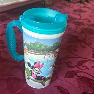 Disney Minnie Mouse Mug with Teal Lid